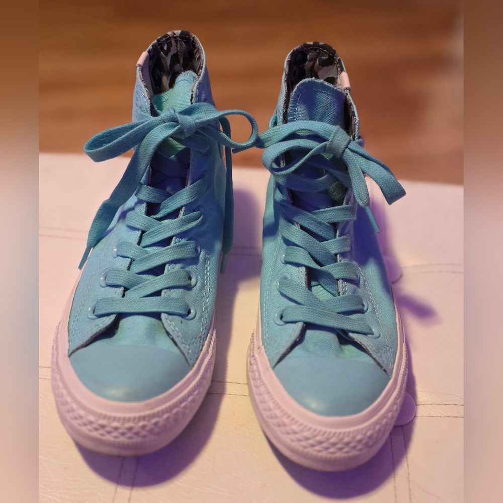Converse Chuck Taylor Blue Radiance Wiz Khalifa High-Tops Sneakers Size 6 - Picture 9 of 14